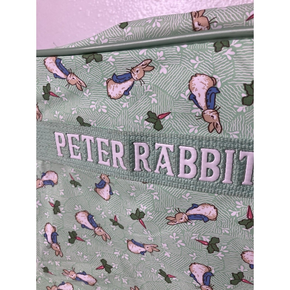 VTG Peter Rabbit Beatrix Potter Enfamil Diaper Bag Matching Small Bag Mint Green - Picture 2 of 13